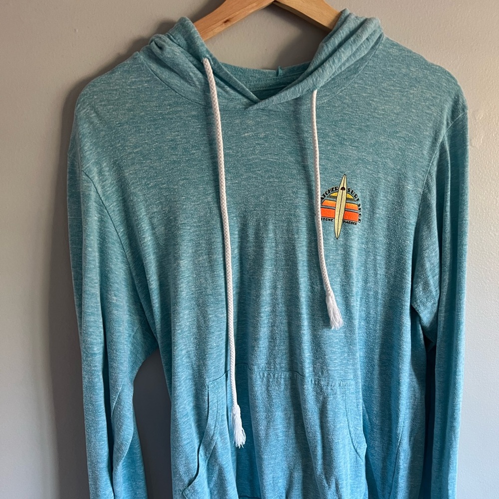 Light Blue Longsleeve Tshirt w/ Hood